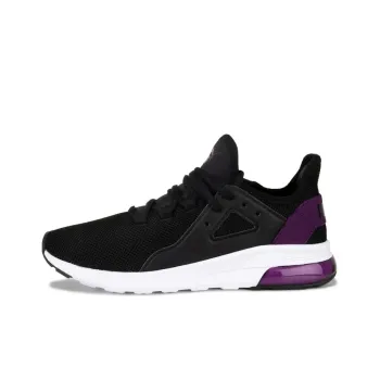 PUMA Electron Street SoftFoam Low Top Running Shoes Black/Purple