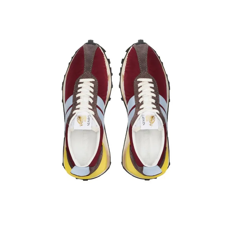 Lanvin Bumpr Slip Resistant, Abrasion Resistant, Lightweight Coverage Low Top Sports Lifestyle Casual Shoes Men's Red-3