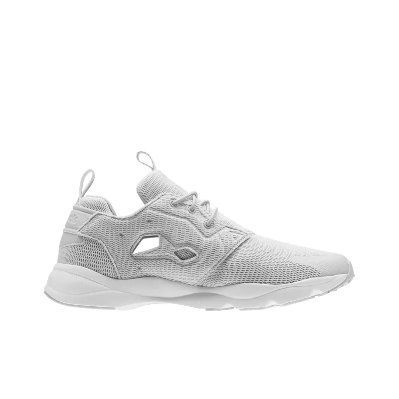 Reebok Furylite Aom Cushioning Anti-Slip And Wear-Resistant Low-Top Casual Shoes Unisex Gray White-1
