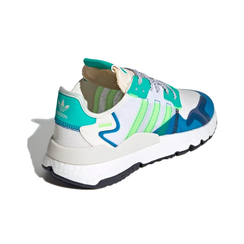 Adidas Originals Nite Jogger 'White Green Blue'-3