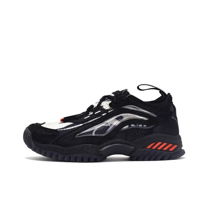 LiNing Casual Shoes Men Low Top Black/White-0