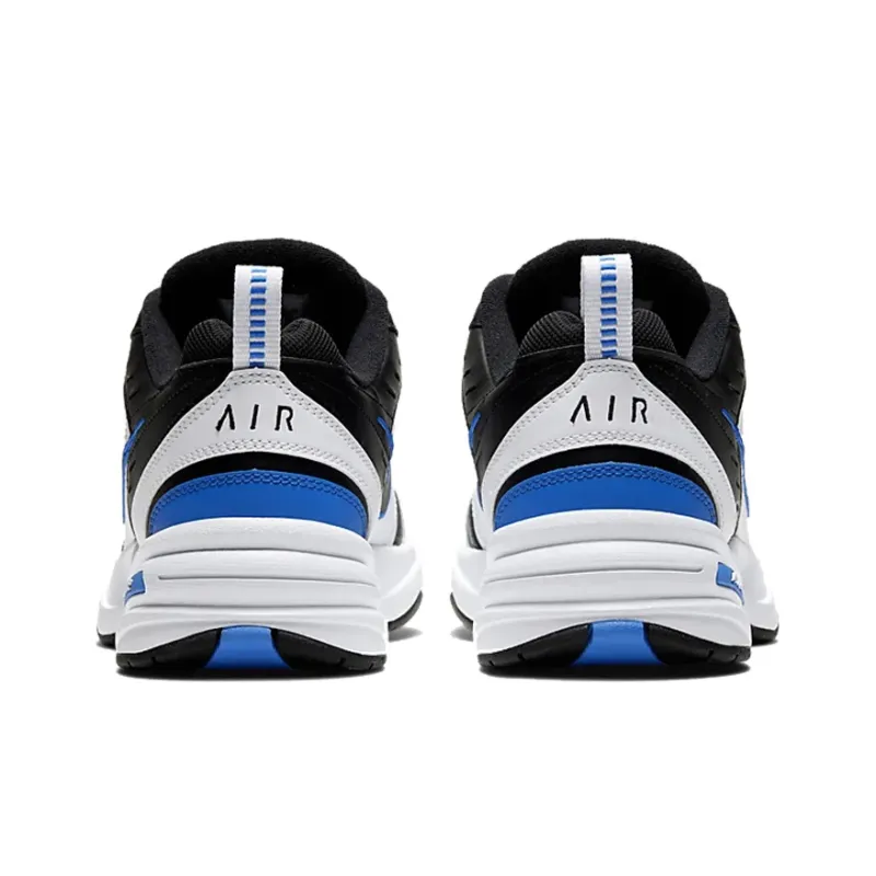 Nike Air Monarch Iv Black White Royal Blue-4