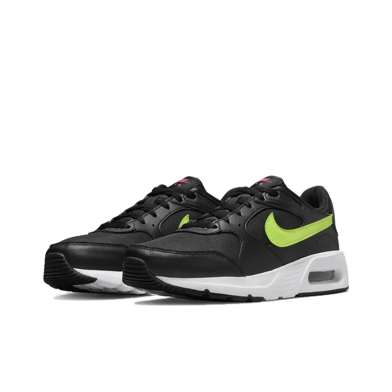 Nike Air Max SC Cushioning Anti-Slip And Wear-Resistant Low-Top Sports Casual Shoes Men's Black Green-2