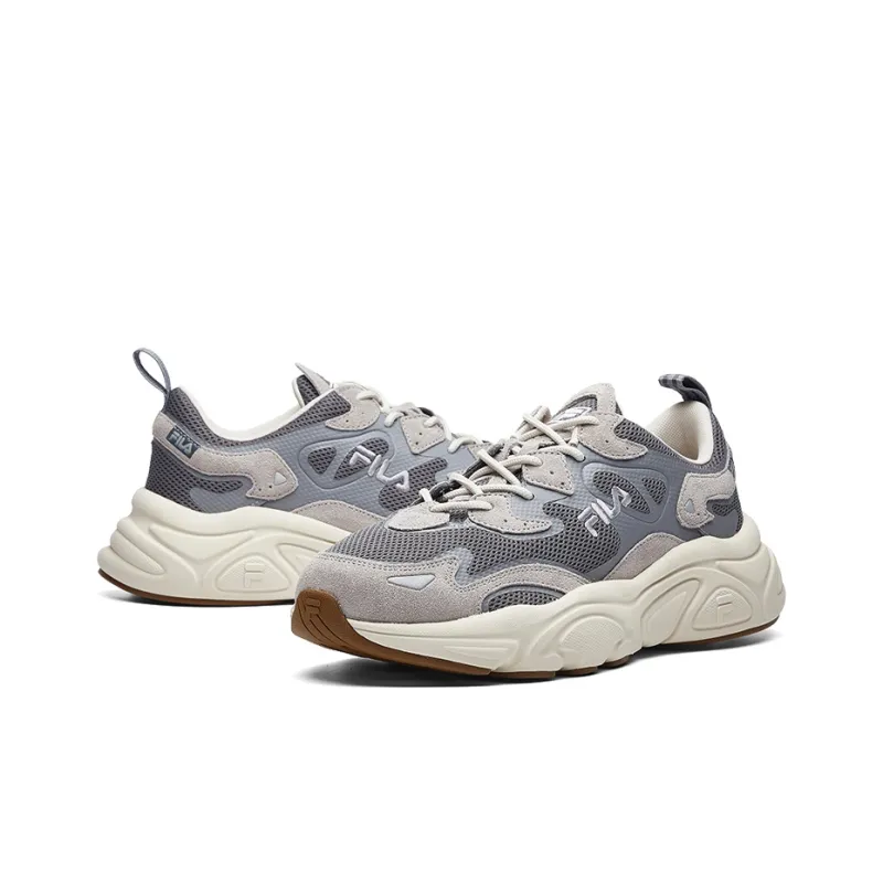 FILA Grey Marathon Running Shoes-3