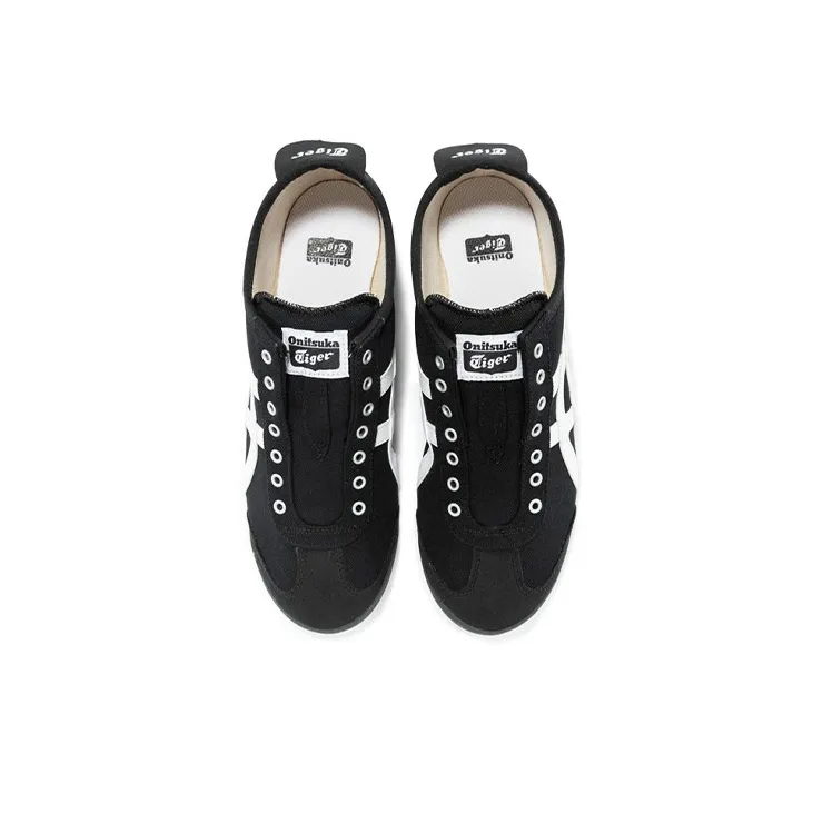 Onitsuka Tiger Mexico 66 Slip On Black White-3