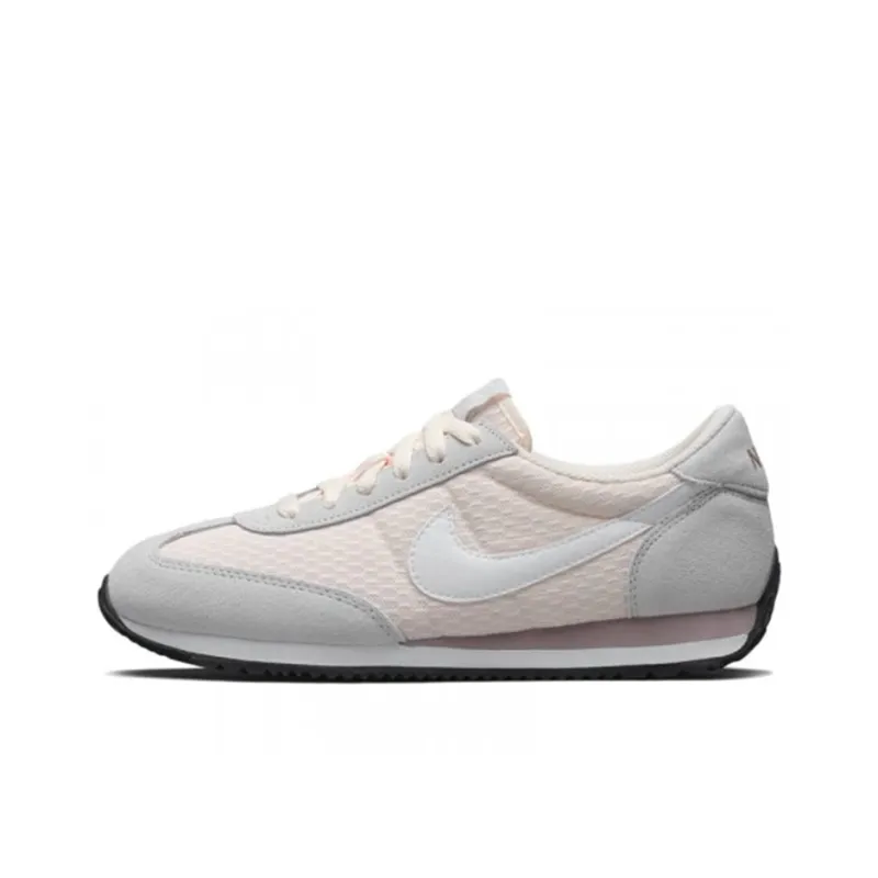 Nike Oceania Textil Cushioning Anti-Slip Wear-Resistant Breathability Low-Top Casual Shoes GS Beige Gray-0