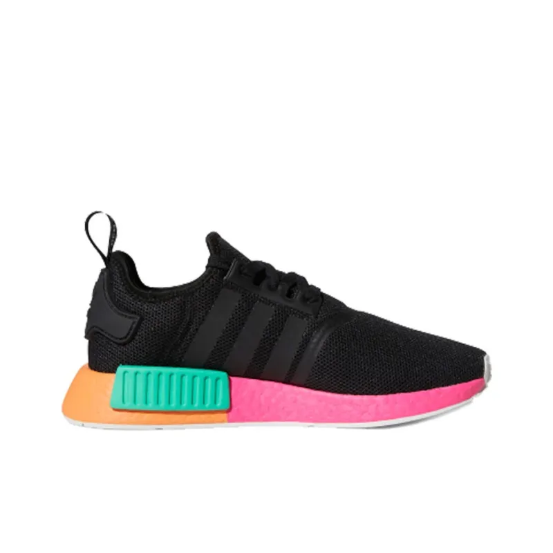 Adidas Nmd R1 Black Shock Pink Women's-2