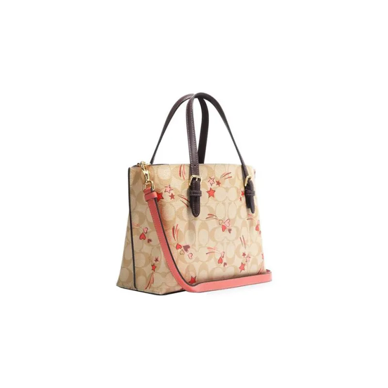 COACH Mollie PVC Tote Bag Shopping Bag Handbag Shoulder Bag Regular Women's Umber-1