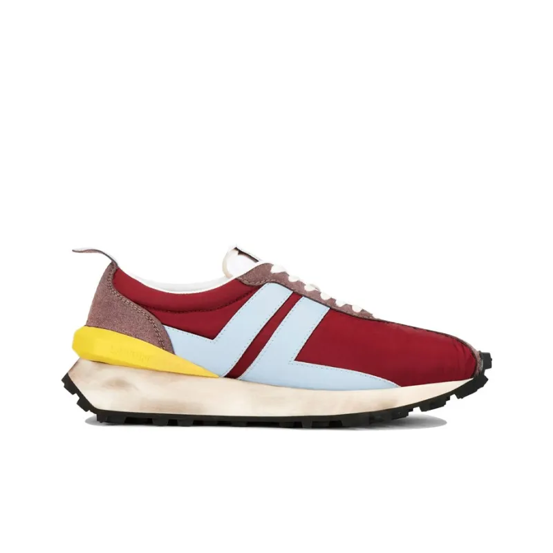 Lanvin Bumpr Slip Resistant, Abrasion Resistant, Lightweight Coverage Low Top Sports Lifestyle Casual Shoes Men's Red-1