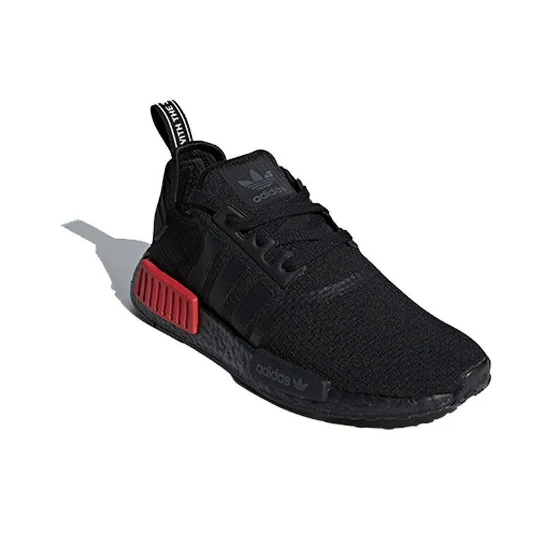 Adidas Originals Nmd R1 Core Black Lush Red-2
