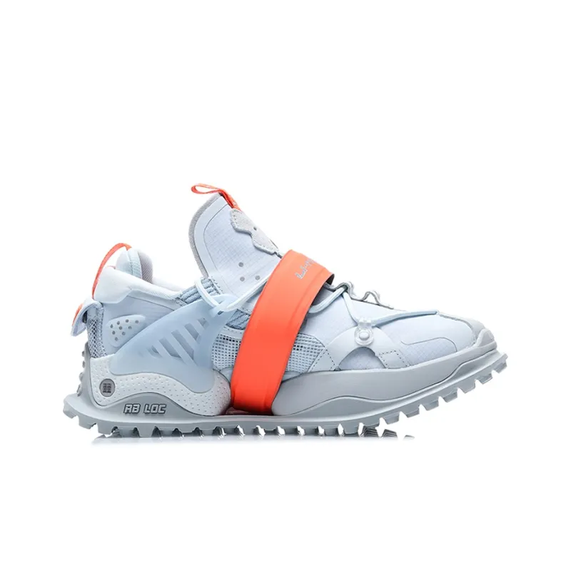 LiNing Pan Gu Shock Absorbers Slip Resistant, Abrasion Resistant, Breathable Low Top Casual Shoes Women's Illusion Blue-1