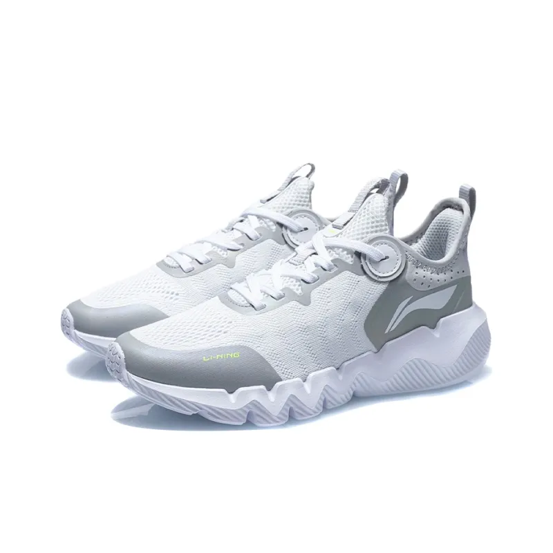 LiNing LN Fle Lightweight And Breathable, Flexible And Durable Low Top Casual Shoes Women's White-2