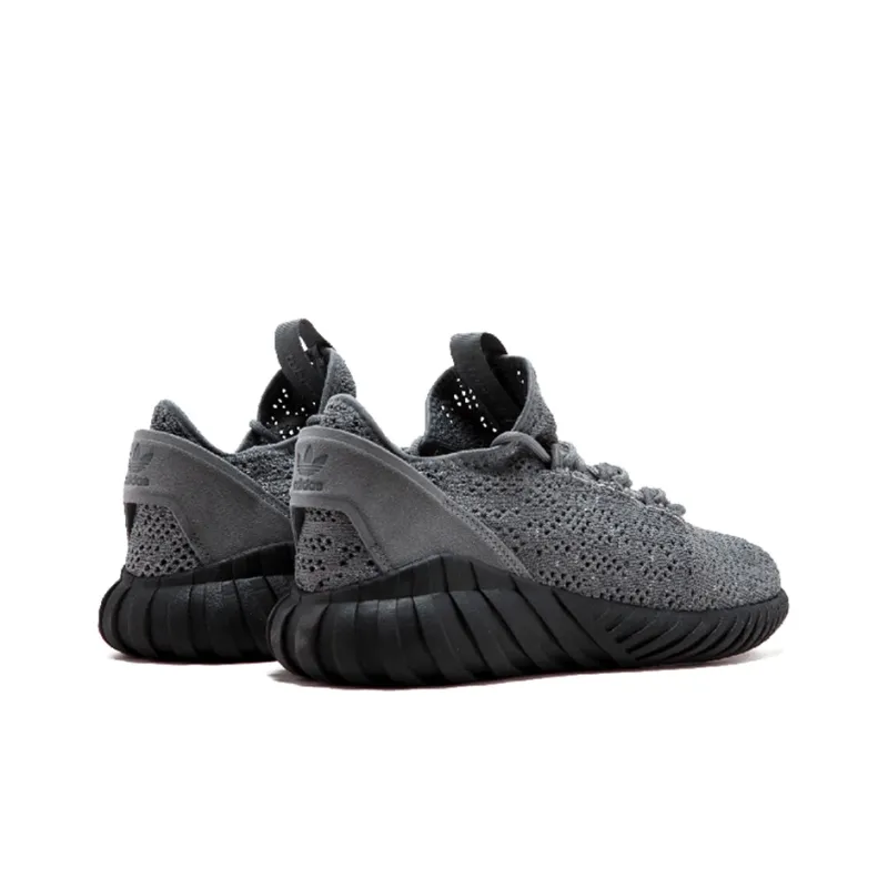 Adidas Tubular Doom Sock Primeknit 'Grey Black'-3