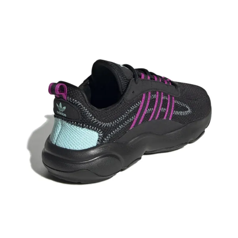 Adidas Haiwee Black Vivid Pink Clear Aqua Women's-3