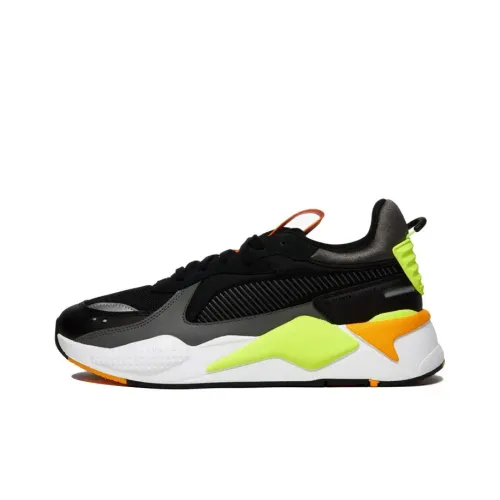 PUMA RS-X Casual Shoes Men Low-Top Green/Black/Orange