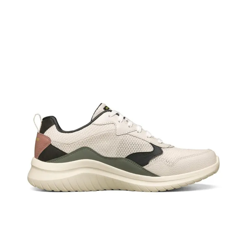 Skechers Ultra Flex 2.0 Cushioning Anti-Slip Wear-Resistant Breathability Low-Top Casual Shoes Men's Beige-1