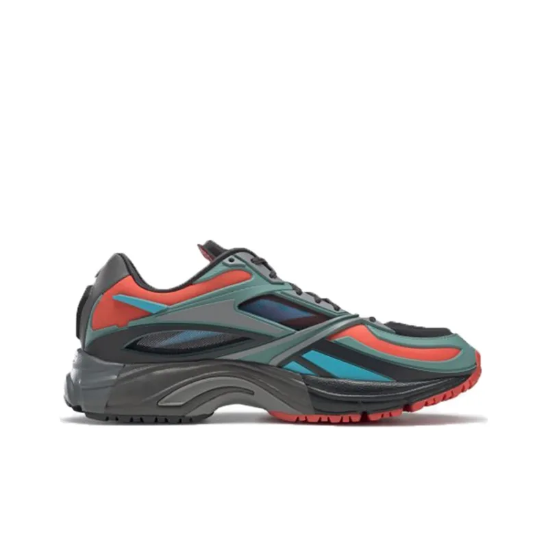 Reebok Unisex Premier Road Modern Running Shoes Grey/Green/Orange-1