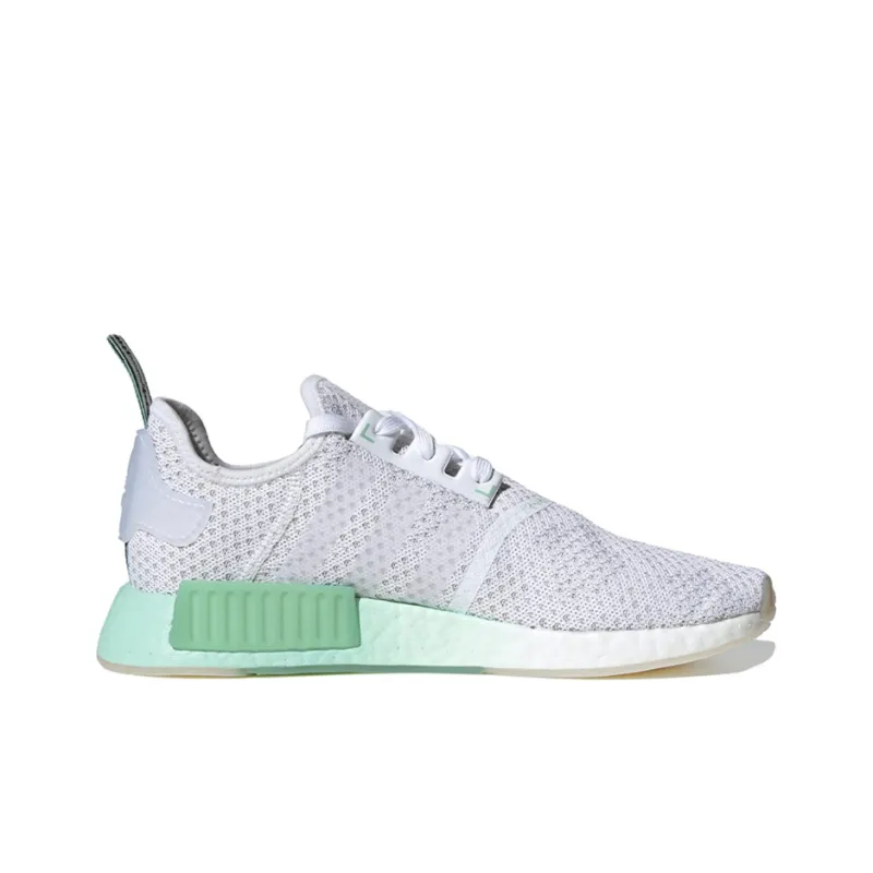 Adidas Nmd R1 Knit White Blush Green-1