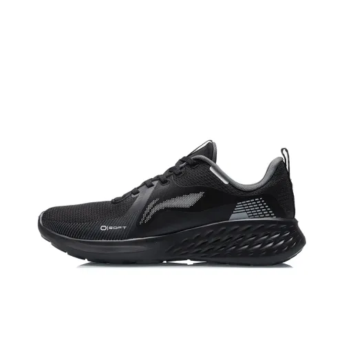 LINING Soft Casual Shoes Men Low-Top Black