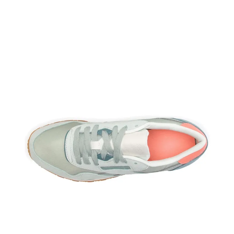 Reebok Classic Nylon Casual Shoes Women's Low-Top Blue-2