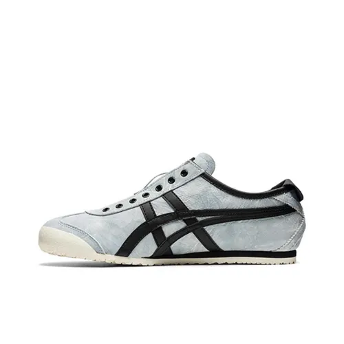 Onitsuka Tiger MEXICO 66 Casual Shoes Unisex Low-Top Silver/Black