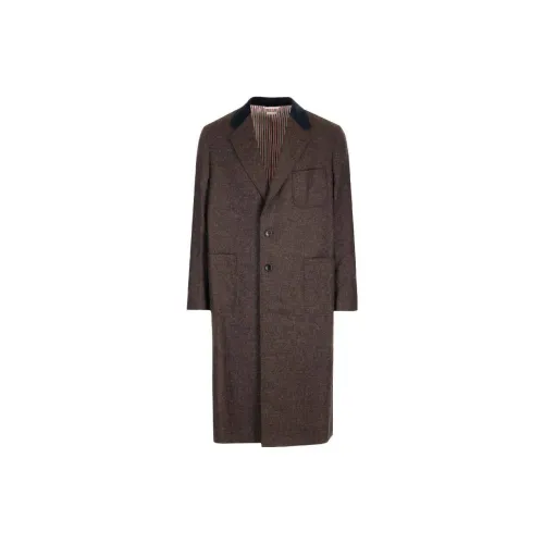 THOM BROWNE FW23 Early Autumn Collection Coats Men Brown