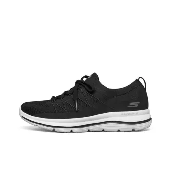 Skechers Go Walk Stretch Fit Running Shoes Black/White Women's