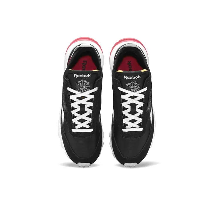 Reebok Classic Leather Legacy Black Pursuit Pink Women's-4