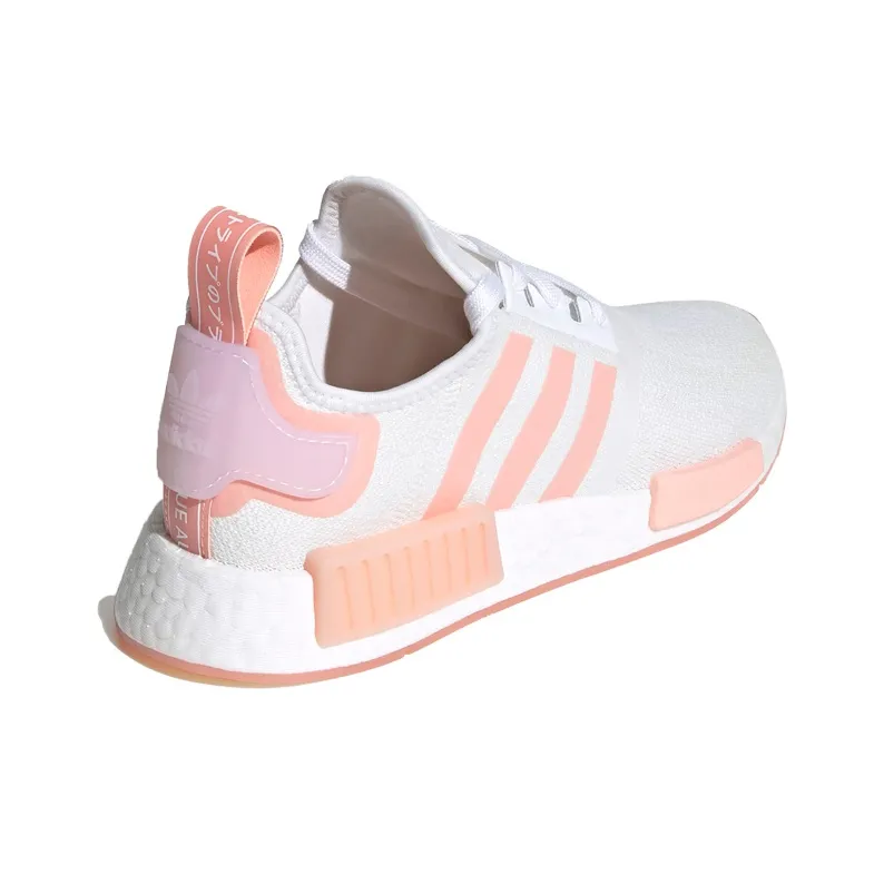 Adidas Nmd R1 White Haze Coral Women's-3