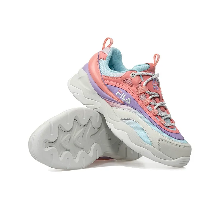 FILA FUSION Ray 1 Casual Shoes Women's Low Top Flamingo Pink/Lavender-4