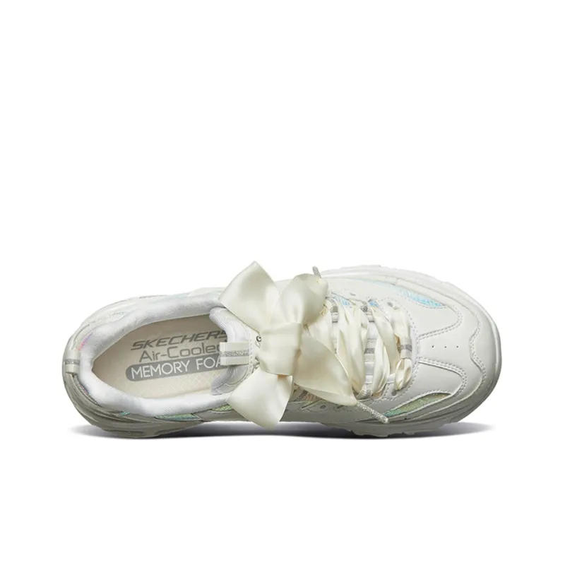 Skechers D Lites 1.0 White Women's-3