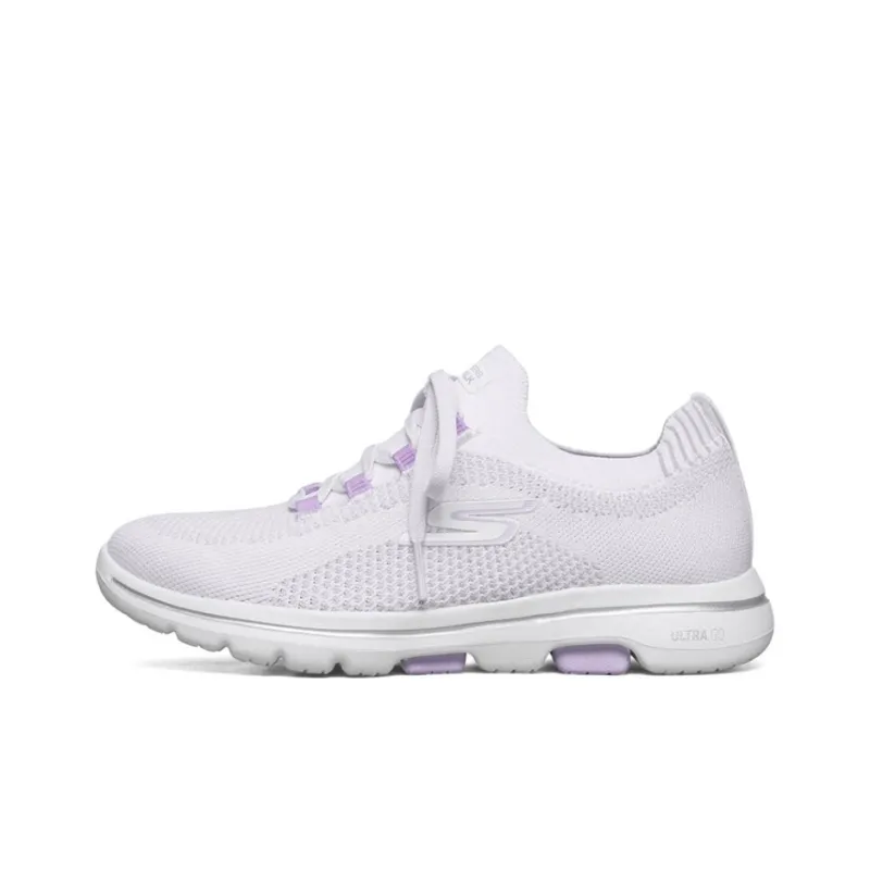 Skechers Go Walk 5 Slip Resistant And Breathable Low Top Casual Shoes Women's Lavender-0