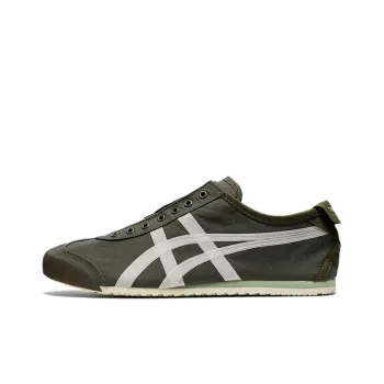 Onitsuka Tiger Mexico 66 Slip On Olive Green White