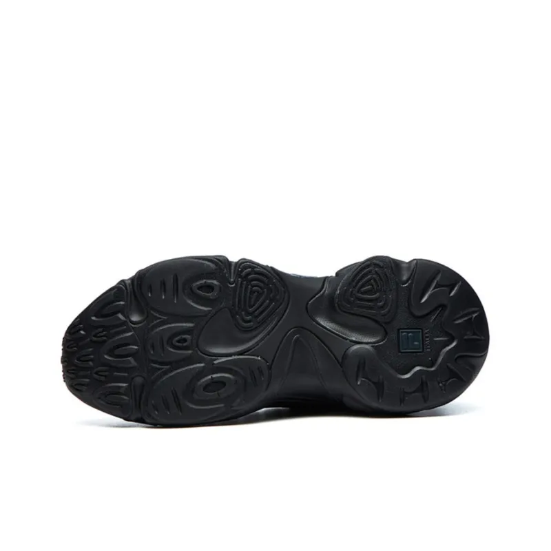 FILA Low Top Running Shoes Leopard Print For Black/Green Women's-4