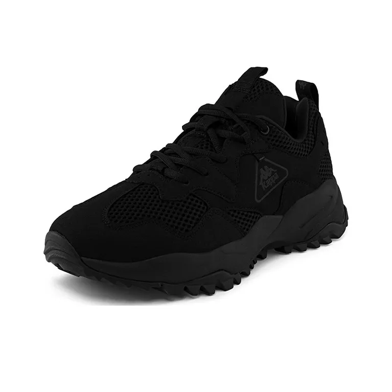 Kappa Cushioned Slip Resistant Low Top Casual Shoes Men's Black-1