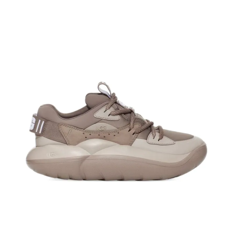 UGG La Cloud Lace Cozy Breathable Wear resistant Sports Shoe Gray Women's-1
