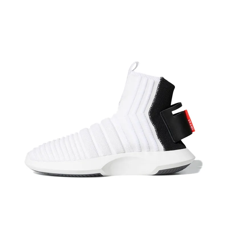 Adidas Crazy 1 Adv Sock White Black Red-0