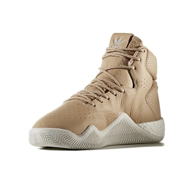 Adidas Tubular Instinct Boost Tan Leather-2