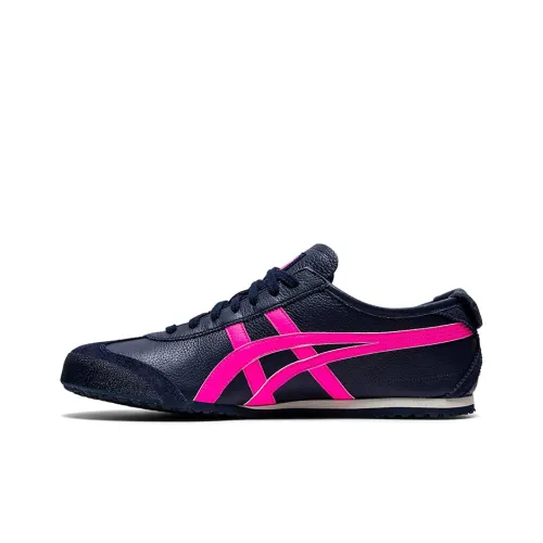 Onitsuka Tiger MEXICO 66 Casual Shoes Unisex Low-Top Dark Blue/Pink