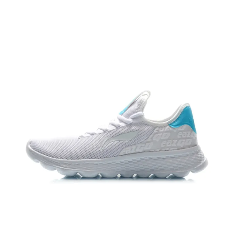 LiNing EazGo Non-slip Lightweight Low-Top Casual Shoes Unisex White-0