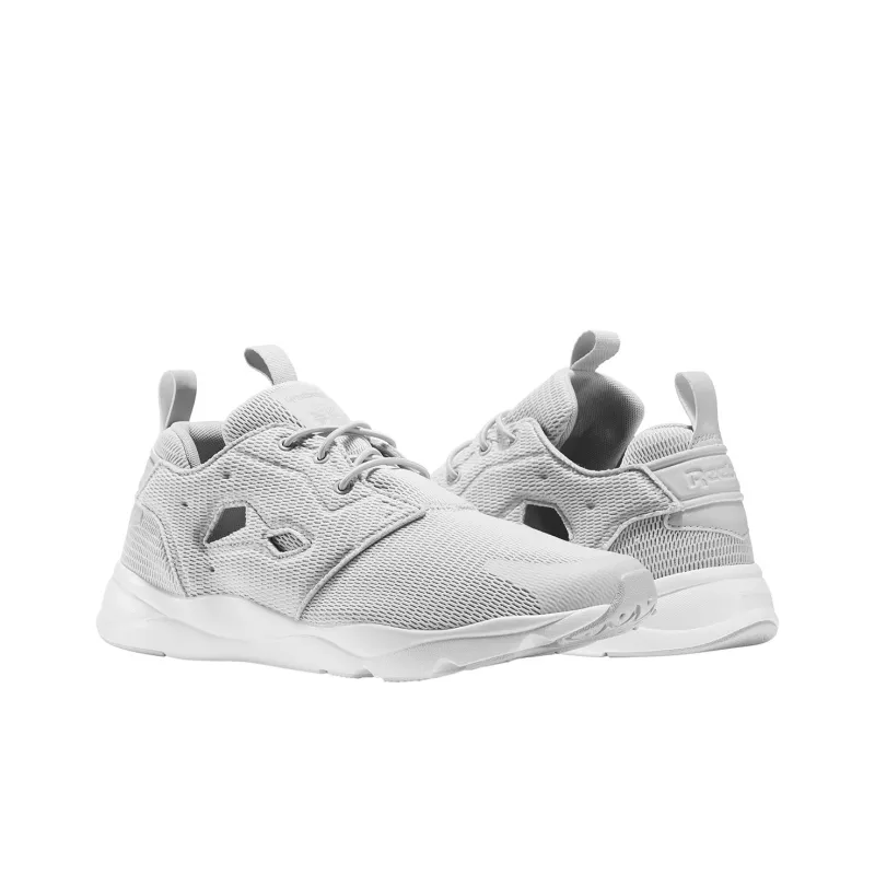 Reebok Furylite Aom Cushioning Anti-Slip And Wear-Resistant Low-Top Casual Shoes Unisex Gray White-2