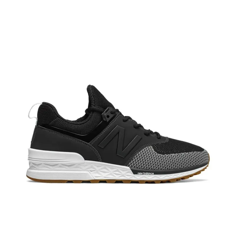 New Balance 574 Sport Shoes Black/Grey-1