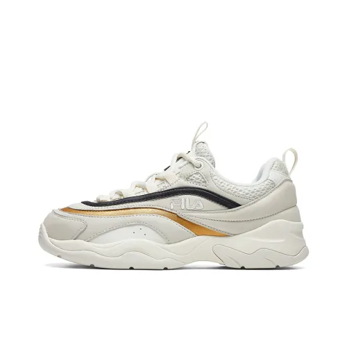 FILA Ray Lifestyle Shoes Women's Low-Top White Gold