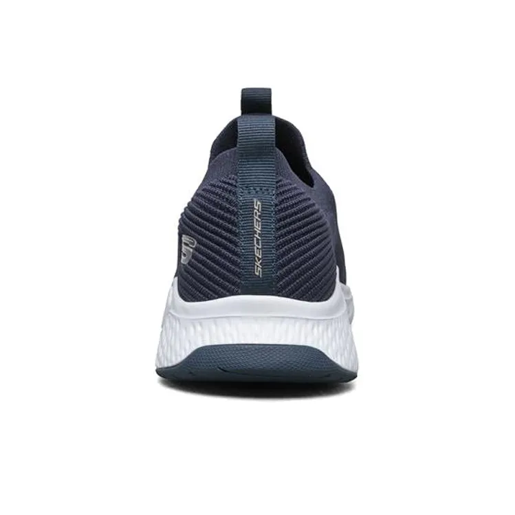 Skechers Solar Fuse Breathable Lightweight Low-Top Casual Shoes Men's Navy-3