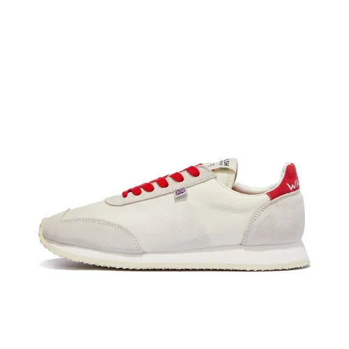 Norman Walsh TDL Slip Resistant, Abrasion Resistant, Balance, Lightweight, Breathable Casual Shoes Unisex White Red