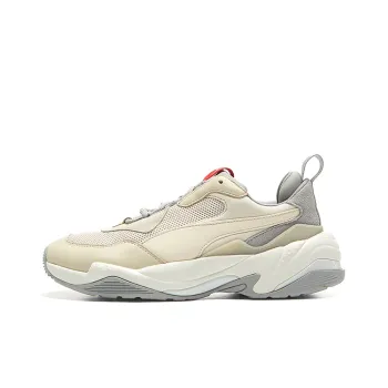 PUMA Thunder Casual Shoes Unisex Low-Top Khaki/Gray/White