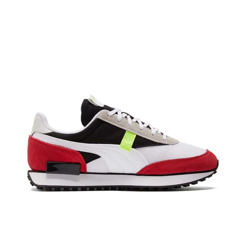 PUMA Future Rider Retro White High Risk Red-1