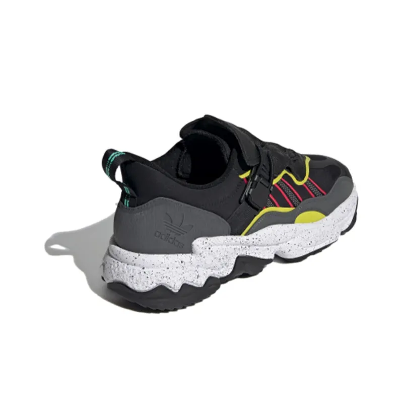 Adidas Originals Ozweego Flipshield 'Black White Yellow'-3