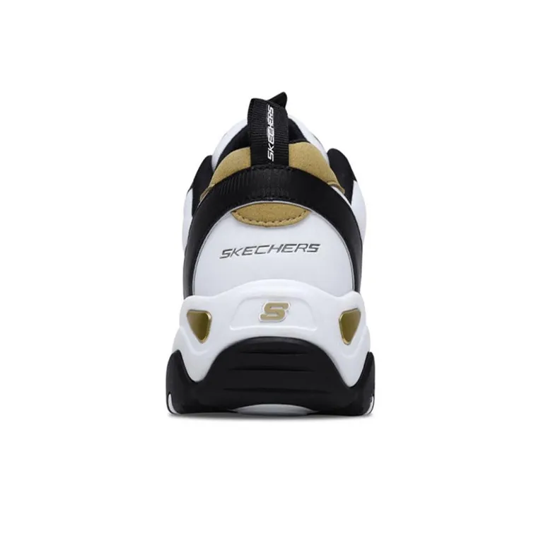 Skechers D'lites 2.0 Running Shoes Black/White/Yellow-3
