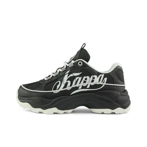 Kappa Cushioning Anti Slip And Wear Resistant Low Top Casual Shoes Unisex Black